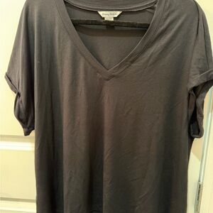 Tommy Bahama Black Kauai V-Neck Tee